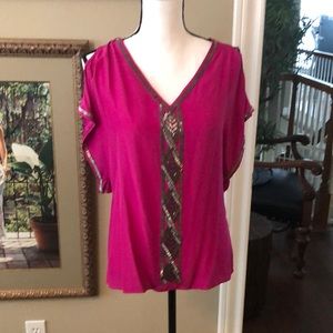 Parker beaded top -NWT